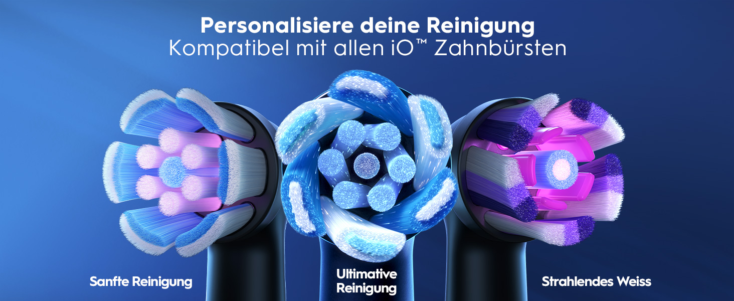 Електрична зубна щітка Oral-B iO Series 2 Night Black, чорна (1 щітка + 1 додаткова насадка + футляр)