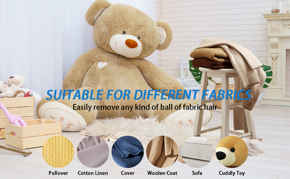 Електричний видальник ворсу з LED-дисплеєм, 6 лез, 2 рівня висоти, 2000 mAh, USB-C, 3 змінні леза, великий контейнер для одягу, диванів, ворсу, ковдр (білий)