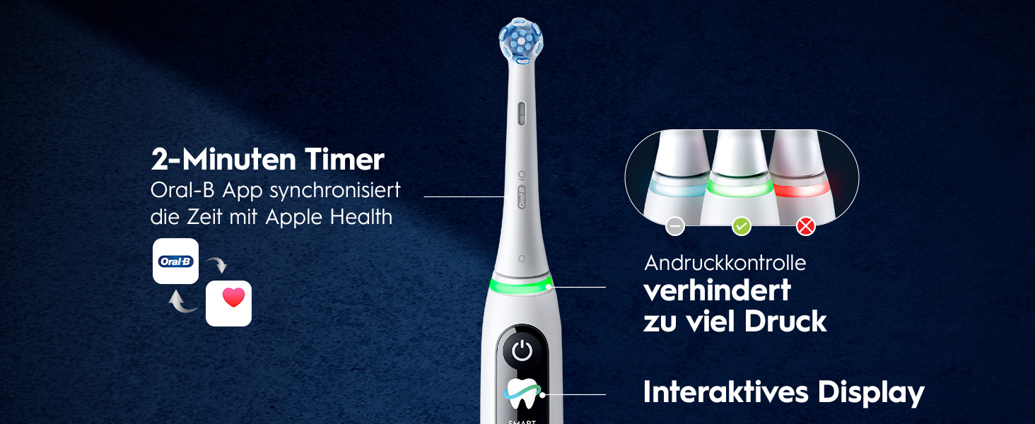 Електрична зубна щітка Oral-B iO Series 9, чорна (White Alabaster), 1 шт.