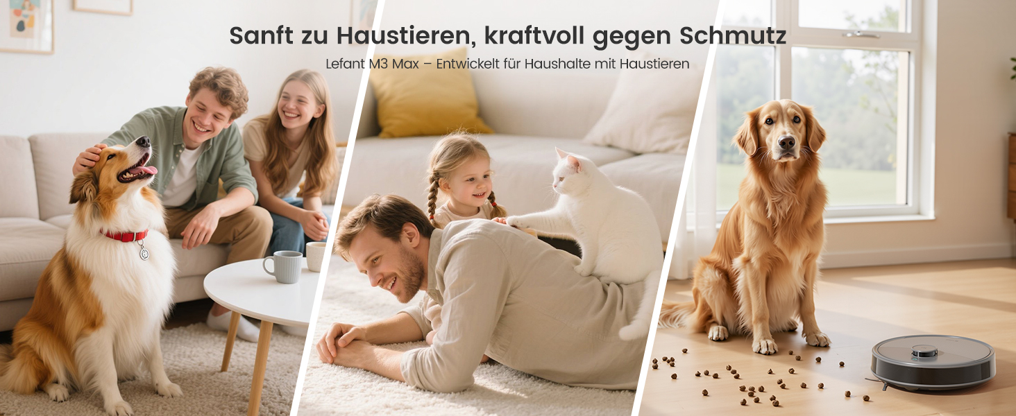Робот-пилосос LEFANT M3 MAX: 6000Pa, вологе прибирання, лазерна навігація, антизаплутування, керування через додаток та Alexa, для тварин та килимів