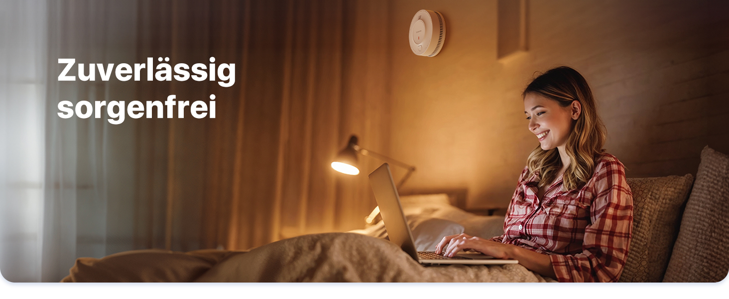 X-Sense Димний пожежний сповіщувач: 10 років роботи від батареї, фотоелектричний сенсор, сертифікат EN14604, SD2J0AX, набір 10 шт. Білий