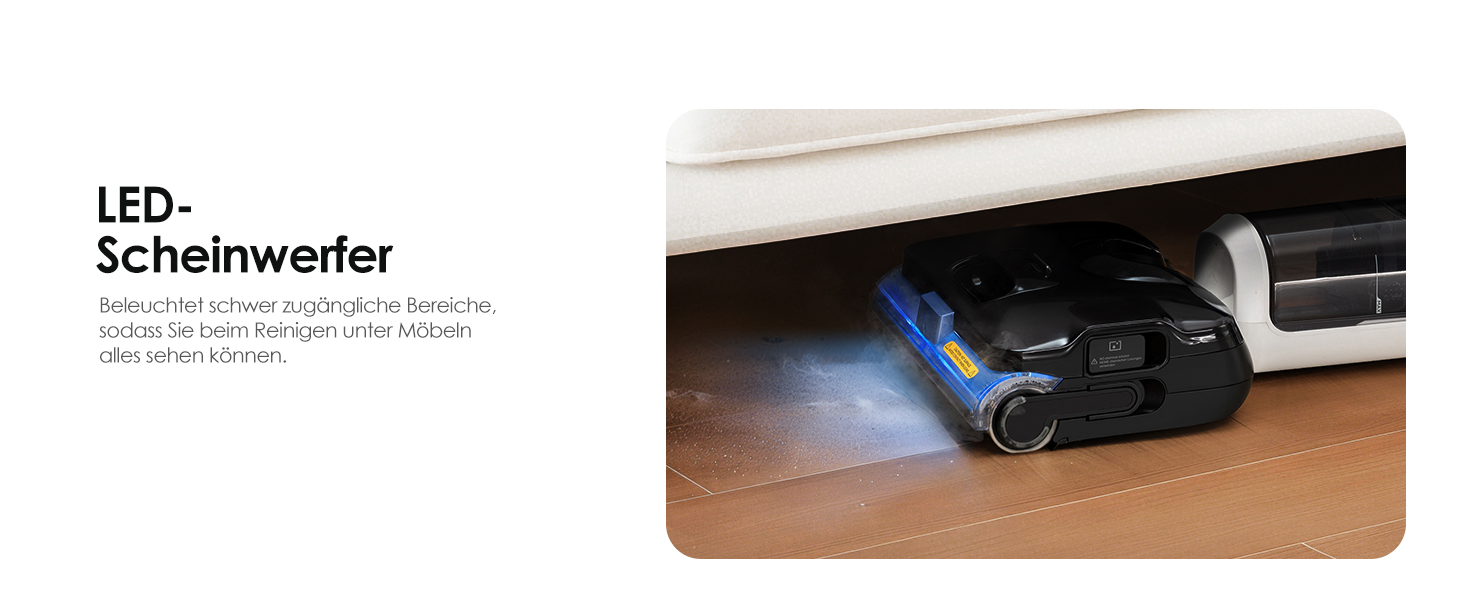 Tineco Floor One S6 Stretch Steam: Волого-сухий пилосос для твердих підлог з функцією пари, 22000 Па, Anti-Tangle, Flashdry 85°C, 50 хв роботи, для шерсті тварин