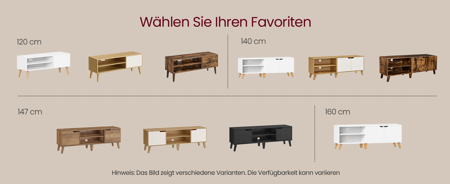 Тумба під телевізор VASAGLE LTV556K01, 147 см, для ТВ до 65 дюймів, колір медовий браун, стиль перехідний