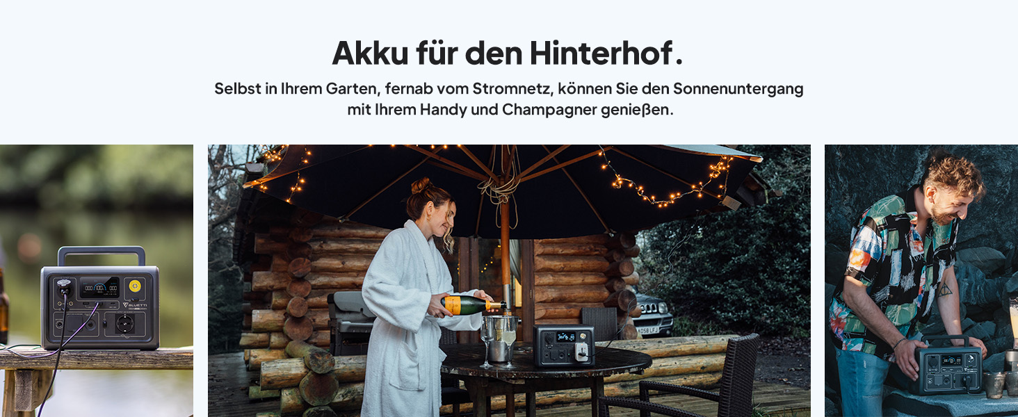 Портативна електростанція BLUETTI EB3A 268Wh: акумулятор LiFePO4, 600W (1200W пікова потужність), для кемпінгу та дому