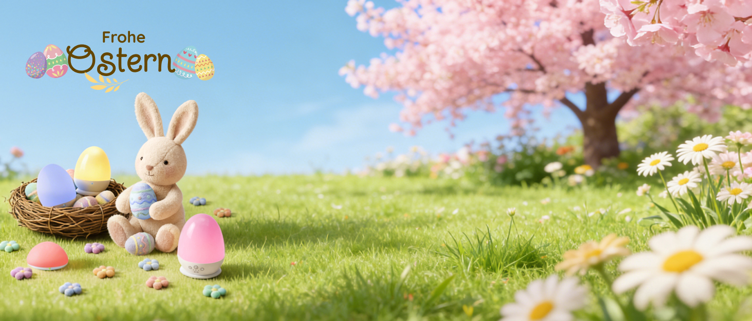 Нічник дитячий JolyWell з генератором білого шуму, RGB підсвічування, 3 режими температури, димер, 18 звуків, таймер, USB-C зарядка