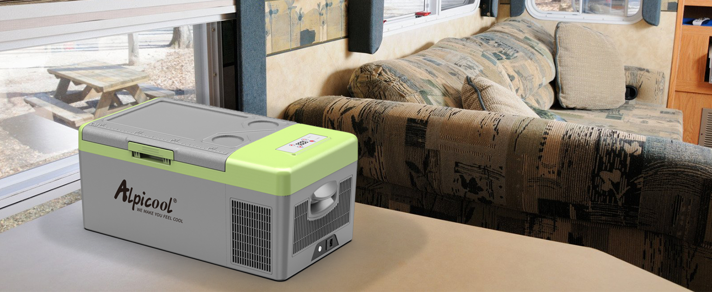 Alpicool C9PT Холодильник 12V для Автомобіля, RV, Човна - Міні Холодильник з Компресором (15L)