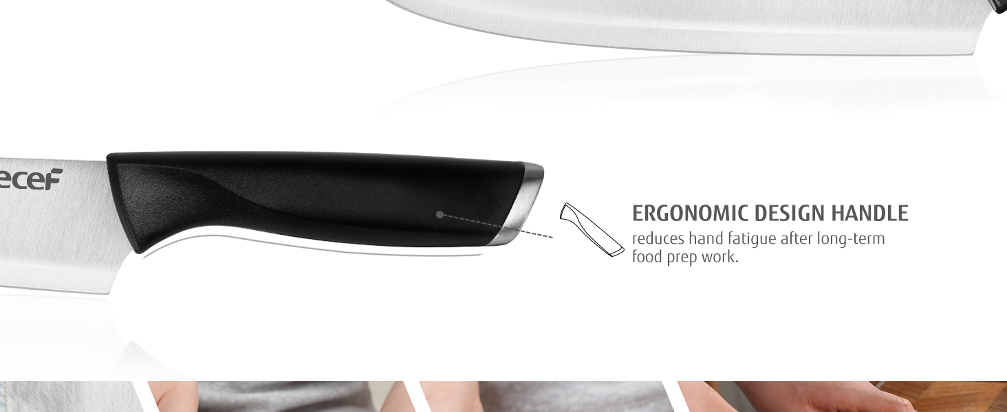 Набір кухонних ножів з бруском Messerblock, нержавіюча сталь, кухонна ножиці, 6 предметів, чорний