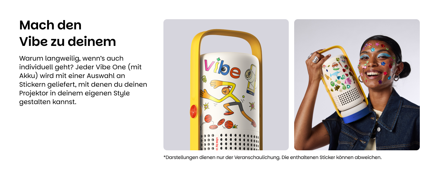 XGIMI Vibe One: Портативний міні-проектор 1080p з Google TV, JBL, автофокусом та автокорекцією трапеції (Blue Spark)