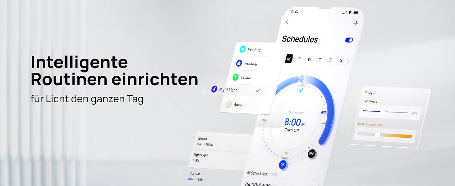 Стельовий вентилятор DREO з LED підсвічуванням та пультом керування, 12 швидкостей, 3 режими, білий з імітацією дерева