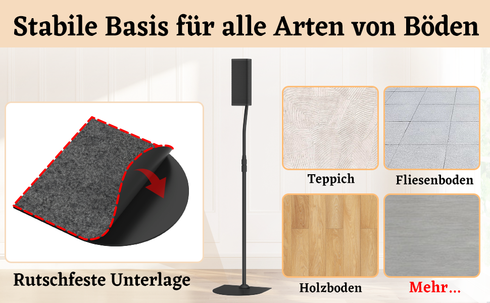 Стійка для акустичних систем Bose з кріпленням Slideconnect, сумісна з Bose Surround 700, OmniJewel, Lifestyle 650, CineMate GS II