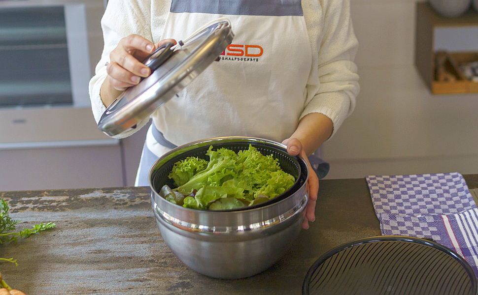 Побутова техніка GSD Salad Spinner, нержавіюча сталь, метал