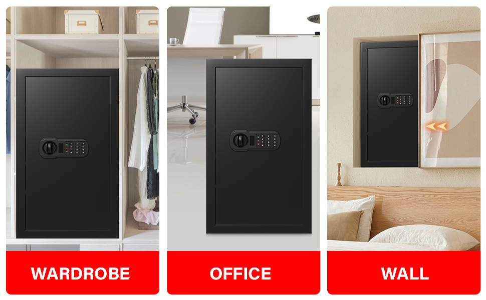 Вогнетривкий сейф Safe Tresor 85L з цифровим замком для зброї, золота, документів та медикаментів