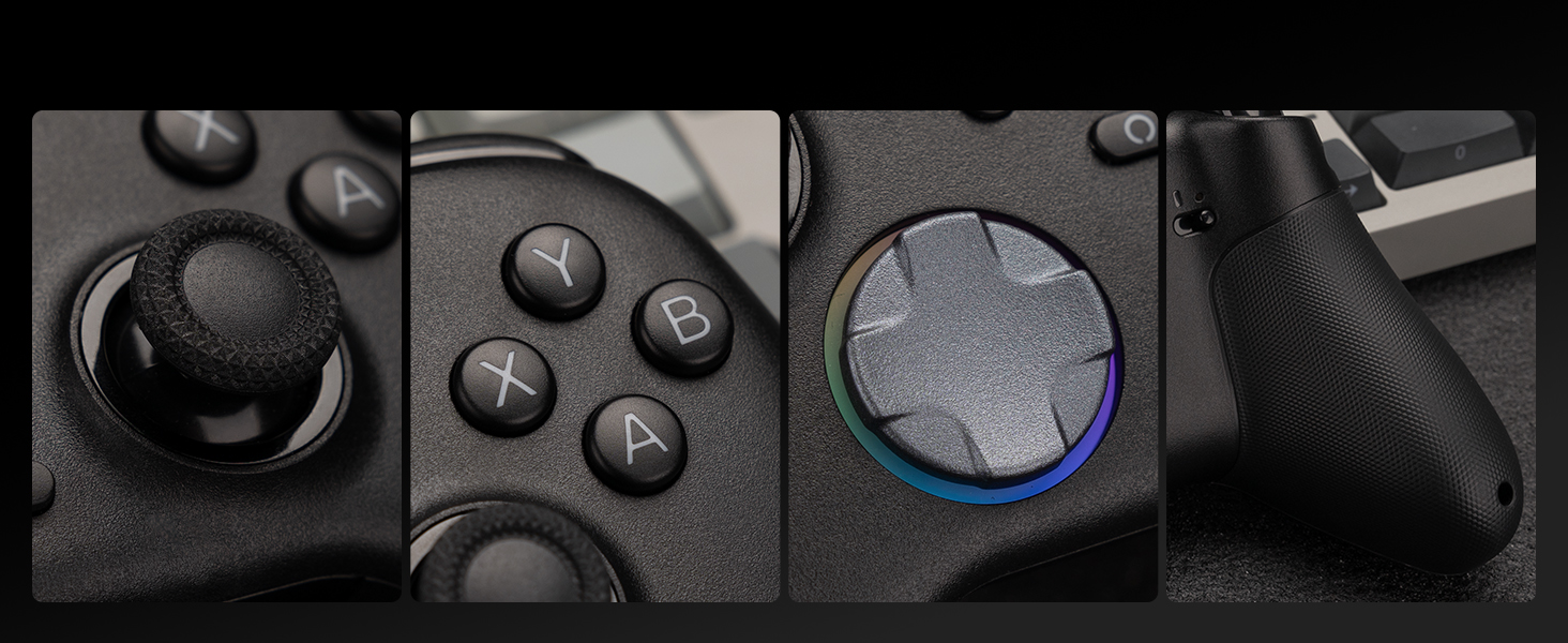 Бездротовий контролер EasySMX X05PRO для ПК, Switch, Android, iOS - ігровий контролер з тихими клавішами, Hall-joystick, 1000mAh акумулятор