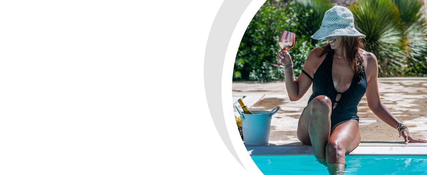 Набір келихів Gusto Nostro з нержавіючої сталі (4 шт.) - 540 мл, чорний колір. Ідеально для шампанського та коктейлів.