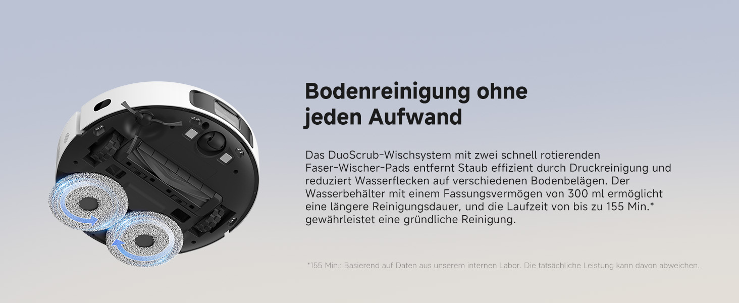 Робот-пилосос Dreame L10s Pro Gen3: потужність 13000 Pa, DuoBrush для шерсті тварин, унікальна система очищення кутів, автоматичне самоочищення, уникнення перешкод LDS-навігацією з лазером, суха та волога прибирання, для твердих підлог та килимів, акумулятор 5200 mAh