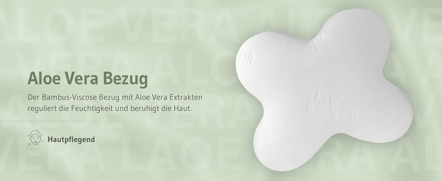 Ортопедична подушка для тих, хто спить на боці Acamar Thermic Ivory, комплект з чохлом, для профілактики болю в шиї, з піною з пам'ефекту, ергономічна подушка з термо-чохлом Acamar