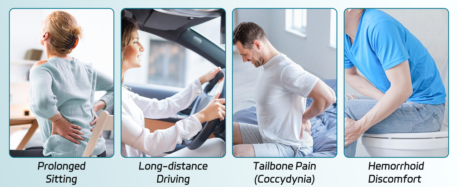 Ортопедична подушка для сидіння, ергономічна подушка для сидіння