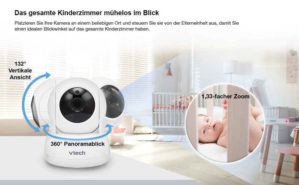 Відеоняня VTech VM924 з камерою, 5