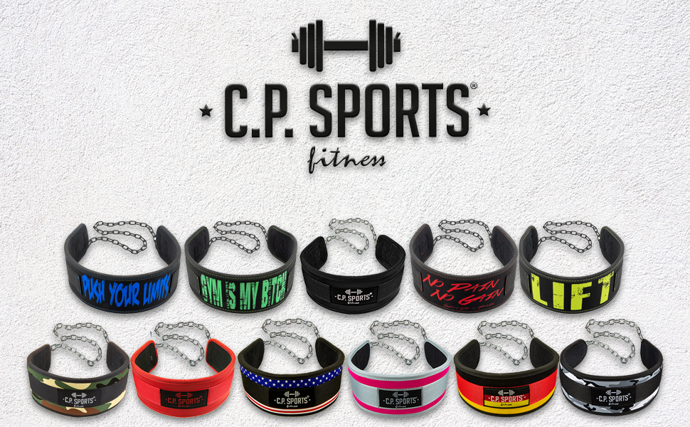 Спортивний пояс CPSports Dip Belt Standard G5-1 з обтяжуванням Lift чорний