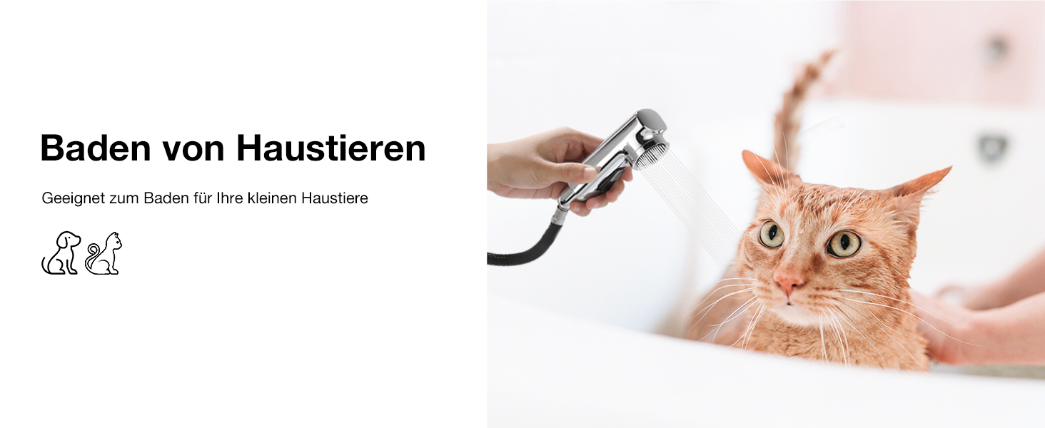 Сучасний змішувач для ванної кімнати CREA з висувною лійкою, 2 режими струменя, з міді, хром, для умивальника