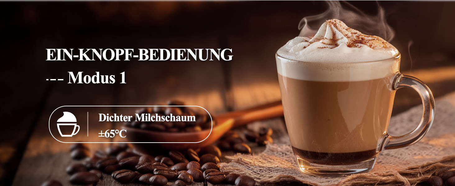 Електричний піноутворювач молока 5-в-1: автоматичний, великий об'єм, для капучино, лате, гарячого шоколаду, миється в посудомийній машині (350мл)