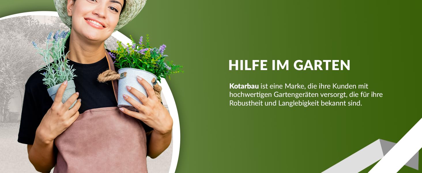 Керамічні горщики для квітів KOTARBAU® (15 см, діаметр 13,5 см, білі)