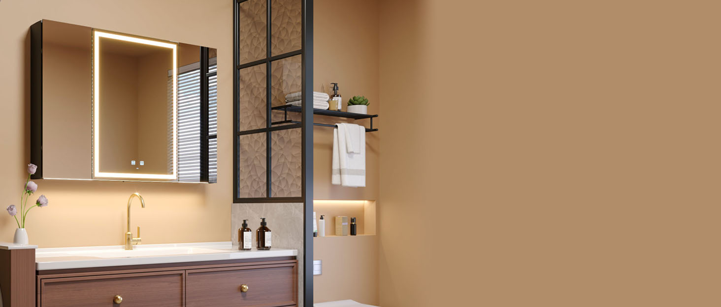 LED дзеркало для ванної кімнати KWW 80 см з регулюванням кольору, протитуманне, диммер, сенсорне керування