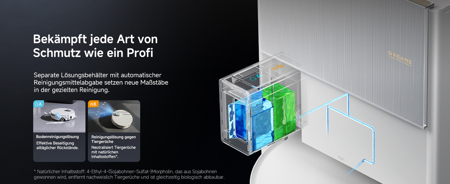 Робот-пилосос Dreame Aqua10 Ultra: миття та сухе прибирання, 30000Pa, 8 см, самоочищення, автоматичне спустошення, голосове керування