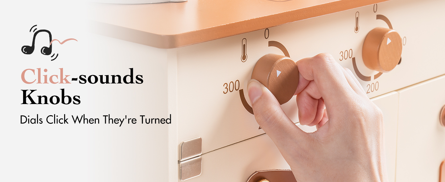 Дерев'яна дитяча кухня ROBOTIME з аксесуарами, ретро-дизайн, зелений, 3-8 років