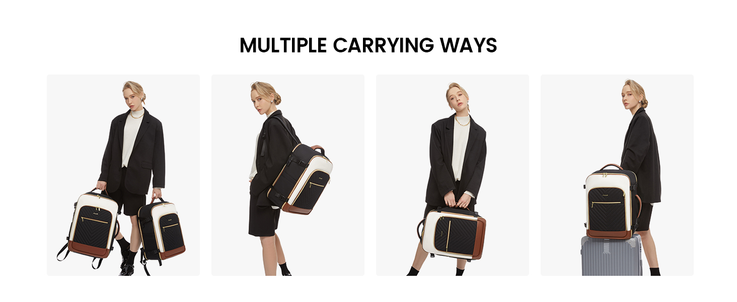 Рюкзак LOVEVOOK для ручної поклажі 40L: жіночий, для подорожей, з відділенням для ноутбука 17.3