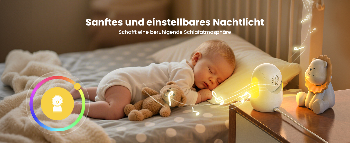 Відеоняня ieGeek з камерою 2.5K/4MP, 5.5