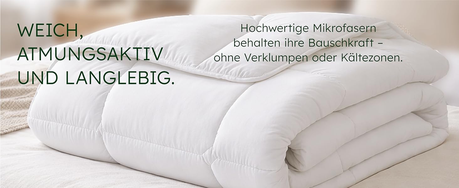 Ковдра всесезонна 135x200 – тепла ковдра з мікрофібри 300 GSM – ковдра для сну з сертифікацією Oeko-TEX – гіпоалергенна ковдра, виготовлена в ЄС – пральна – ковдра 135x200