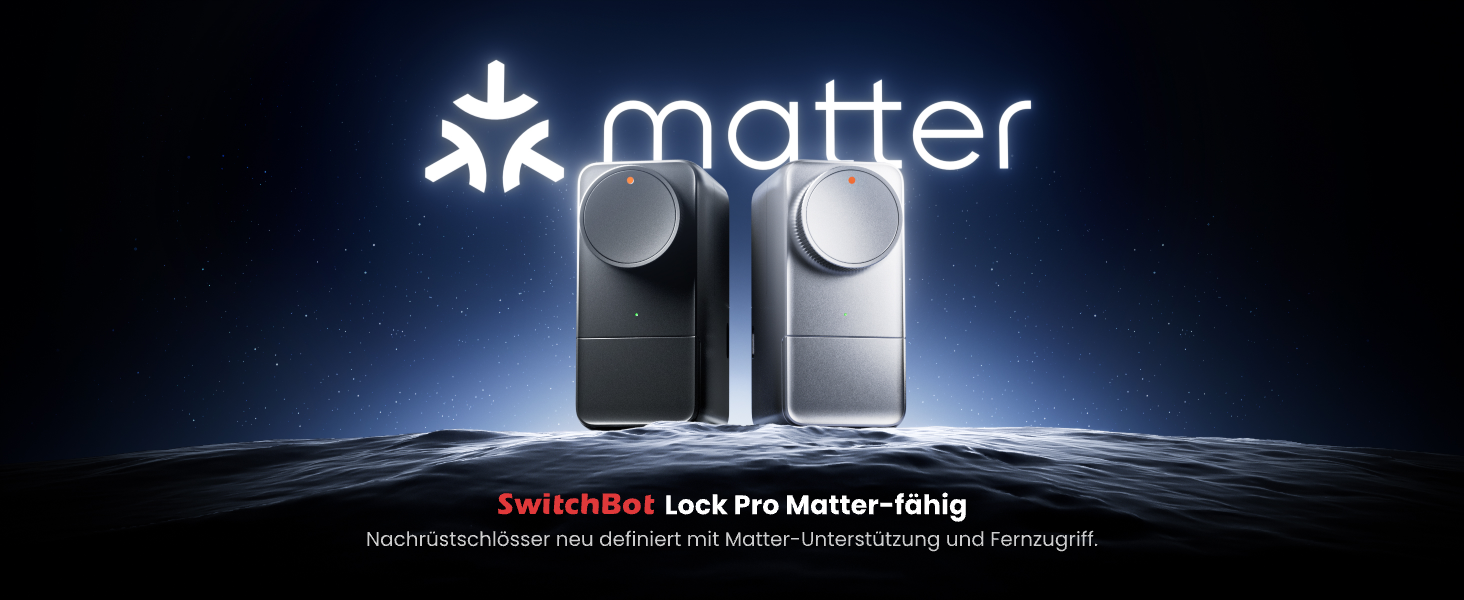 SwitchBot Smart Lock Pro: Розумний замок з акумулятором, Matter, WiFi, підтримка Apple Home, Alexa, Google Home, IFTTT, чорний