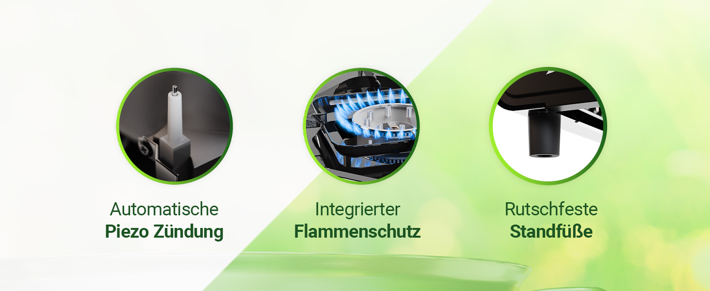 Газовий наметковий пальник для картриджів MFS-1a з кейсом та п'єзозапалювачем - 2.2 кВт, з функцією безпечного відключення (включно з 16 картриджів 227г)