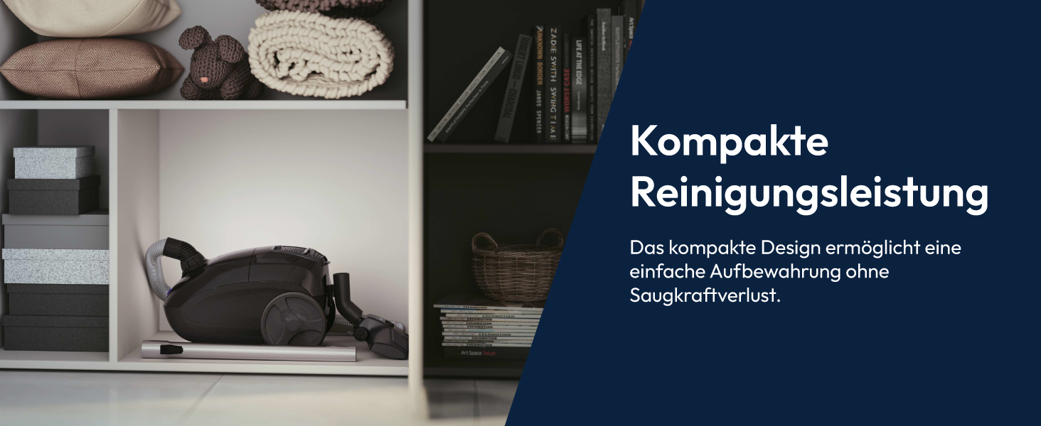 Пилголом Hoover HE2 Kompakt: потужний пилосос з мішком для твердих поверхонь та килимів, фільтр EPA, 3.5 л контейнер, аксесуари, 850 Вт, радіус дії 10 м [HE2Z10A]