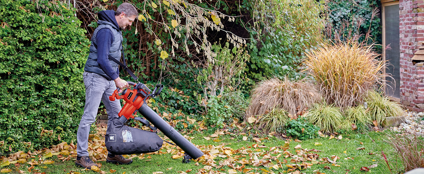 Акумуляторний лістозбір Einhell GE-CL 36/230 Li E-Solo Power X-Change (18V, функція збору та видування, турбо-режим, з насадкою для збору та видування, без акумулятора та зарядного пристрою)