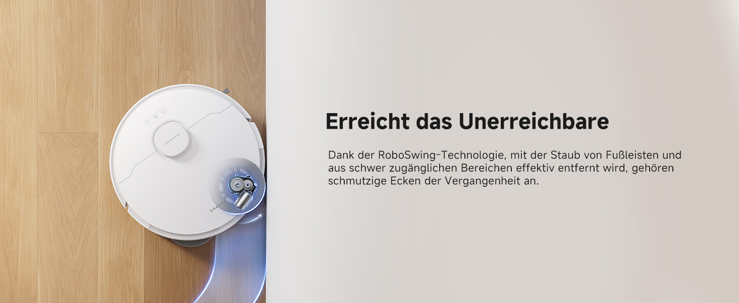 Робот-пилосос Dreame L10s Pro Gen3: потужність 13000 Pa, DuoBrush для шерсті тварин, унікальна система очищення кутів, автоматичне самоочищення, уникнення перешкод LDS-навігацією з лазером, суха та волога прибирання, для твердих підлог та килимів, акумулятор 5200 mAh