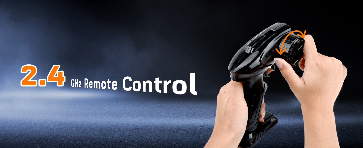 Радіокерований позашляховик Monstertruck 2.4GHz 4WD (до 15+ км/год) з двома акумуляторами, водонепроникний, для дітей від 6 років