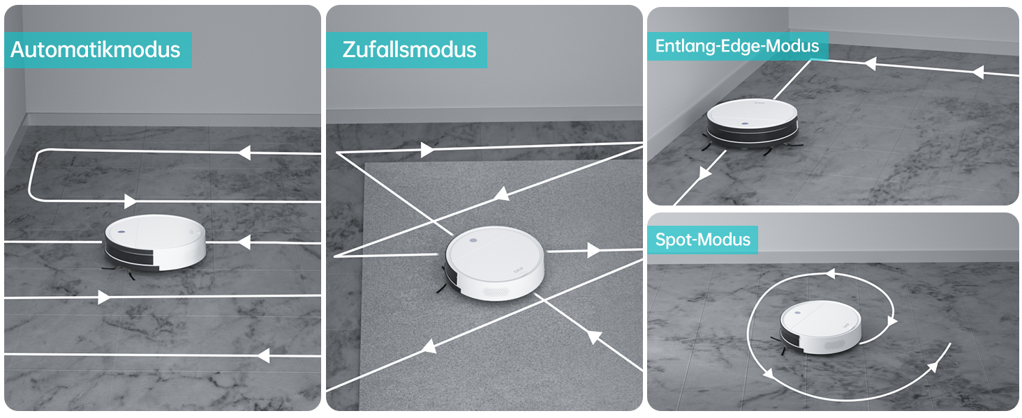 Робот-пилосос OKP K5 з потужністю 5000Pa, навігацією, HEPA-фільтром, Wi-Fi, для тварин, килимів та твердих підлог