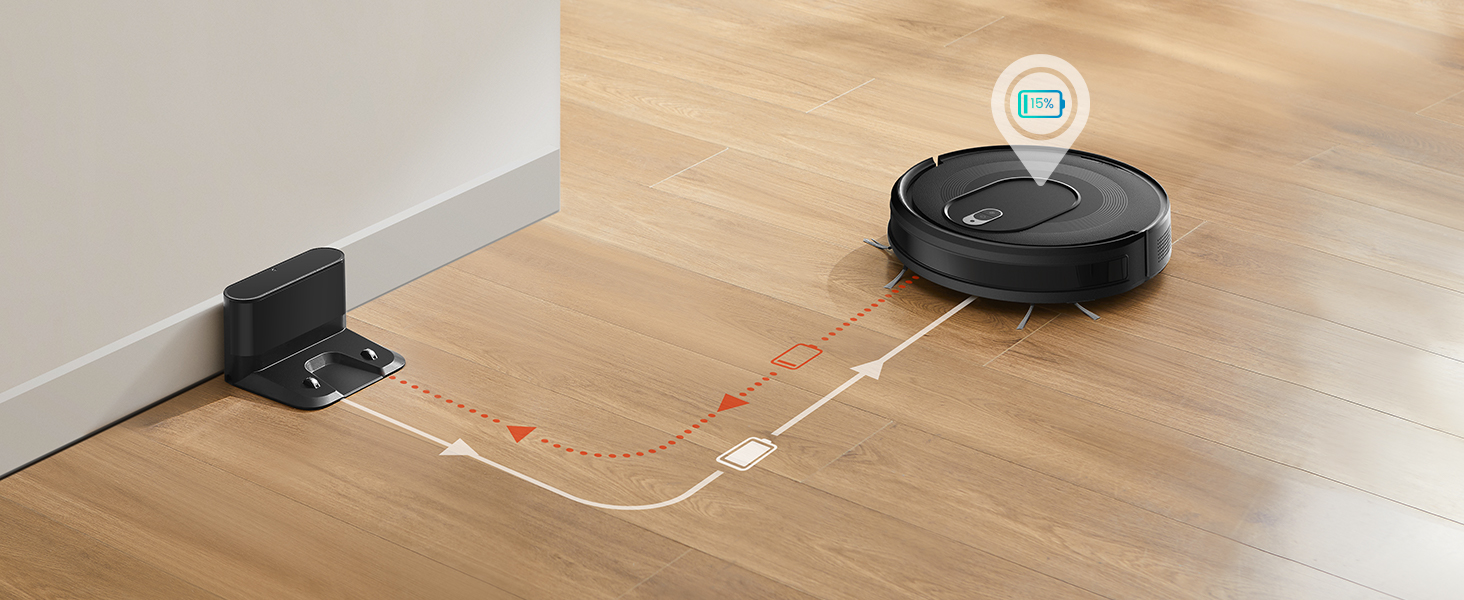 Робот-пилосос Vexilar W7 3-в-1 з вологою, 4000Pa, безщітковий мотор, 120 хв, для тварин, твердих підлог та килимів