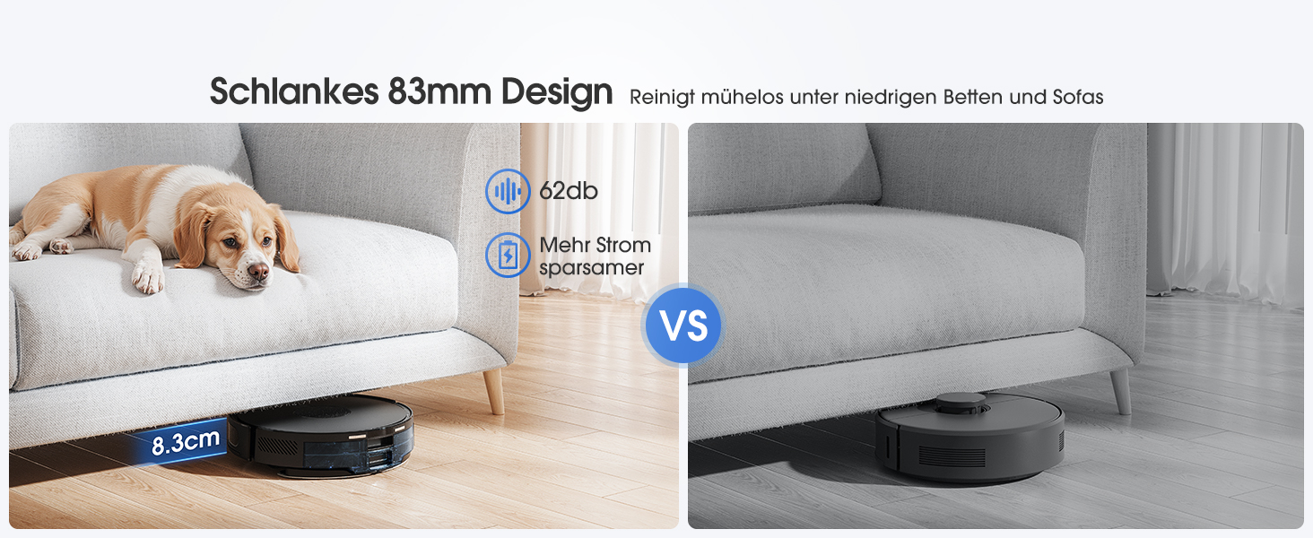 Робот-пилосос BPMIO з функцією миття підлоги та станцією самоочищення, потужність всмоктування 6500Pa, навігація LiDAR, час роботи 180 хвилин, ідеально підходить для шерсті тварин, килима та твердих підлог (B40 Plus)