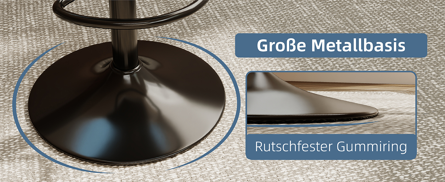 Набір з 2 барних стільців Youhauchair, обертаються, регульована висота, PU-шкіра, бежевий