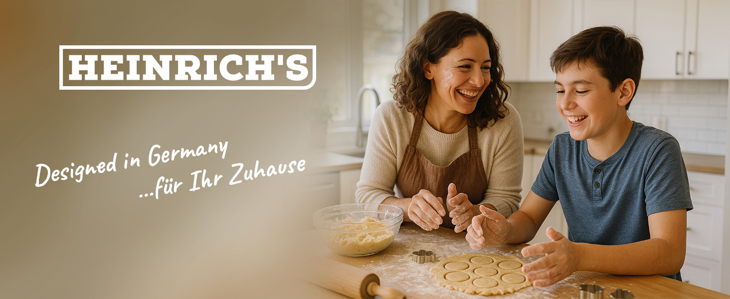 Кухонна машина Heinrichs 2500W з двома гаками для тіста, міксером та насадкою для збивання, 8 швидкостей, чаша 8л з нержавіючої сталі, тиха, з титановим покриттям