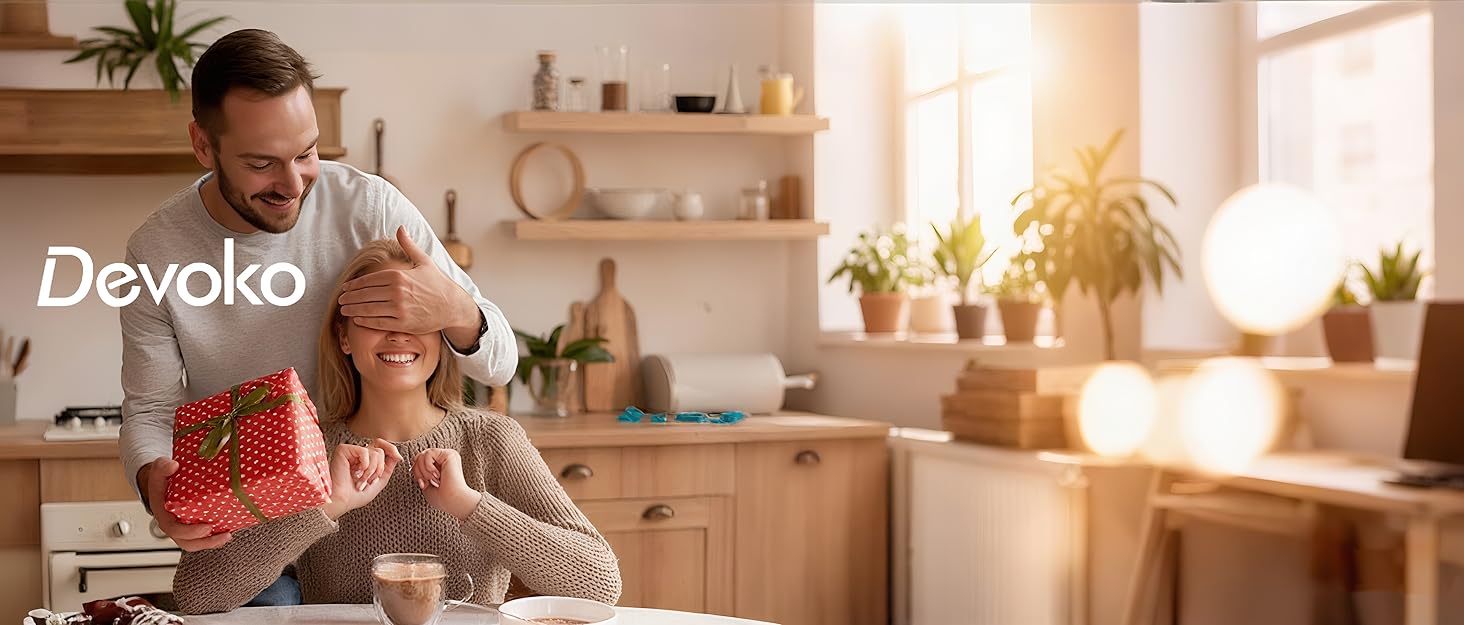 Регульований стіл Devoko з USB-роз'ємом, електричний, 160x70 см, білий