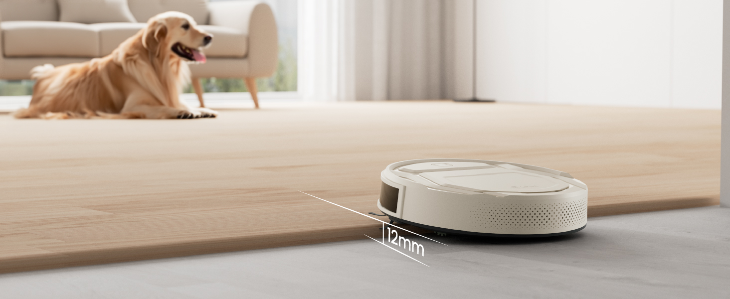 Робот-пилосос LEFANT M210P: потужність 2200 Pa, тиха робота 55dB, Wi-Fi, Bluetooth, Alexa, керування через додаток, час роботи 120 хвилин, для шерсті тварин та твердих поверхонь. Модель M210C