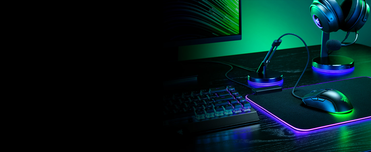 Ігрова миша Razer Cobra — легка дротова миша з Chroma RGB, оптичними перемикачами 3-го покоління, вага 57 г, чорна