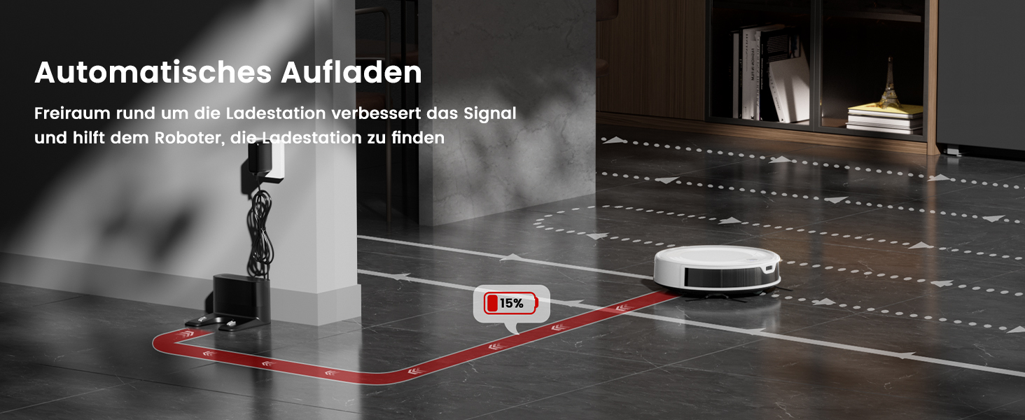 Робот-пилосос Lefant M310 Ultra з функцією миття підлоги, білий. Для тварин, килимів, з керуванням через додаток та Alexa.