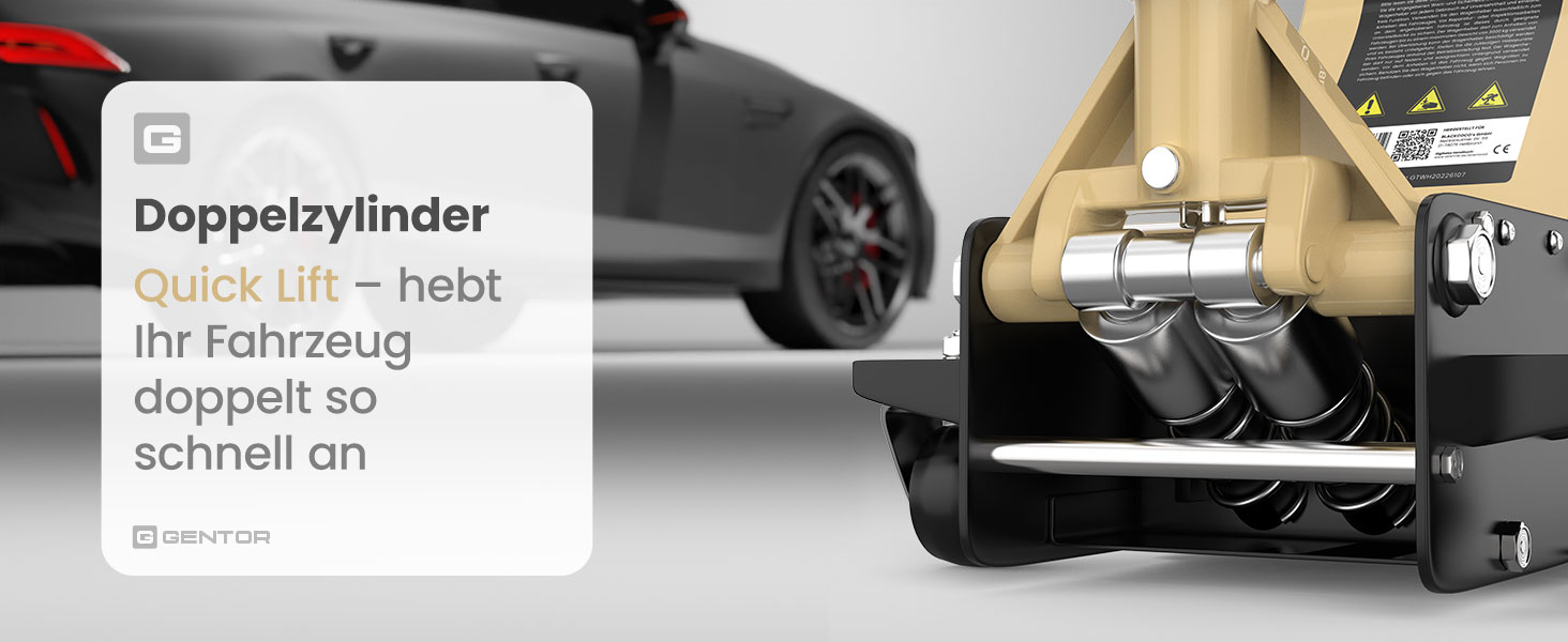 Гідравлічний домкрат 3T низькопрофільний 75-505мм з гумовими накладками для легкових авто та SUV – професійний, поворотний