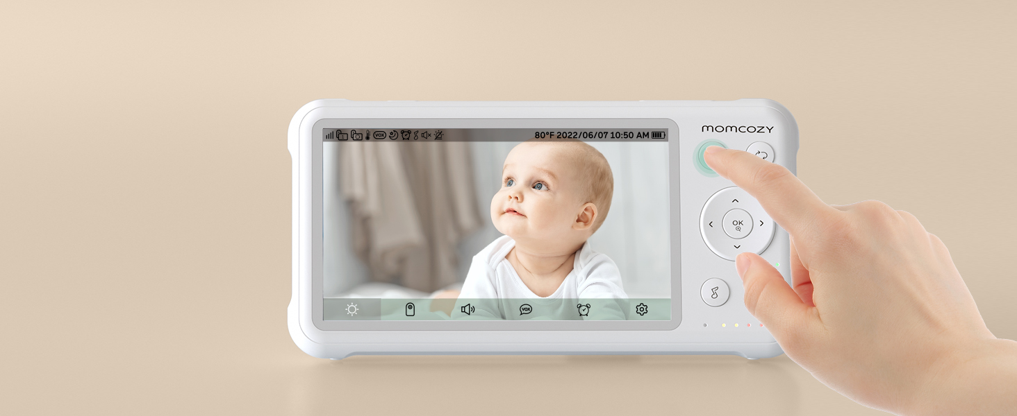 Радіоняня Momcozy з камерою 5