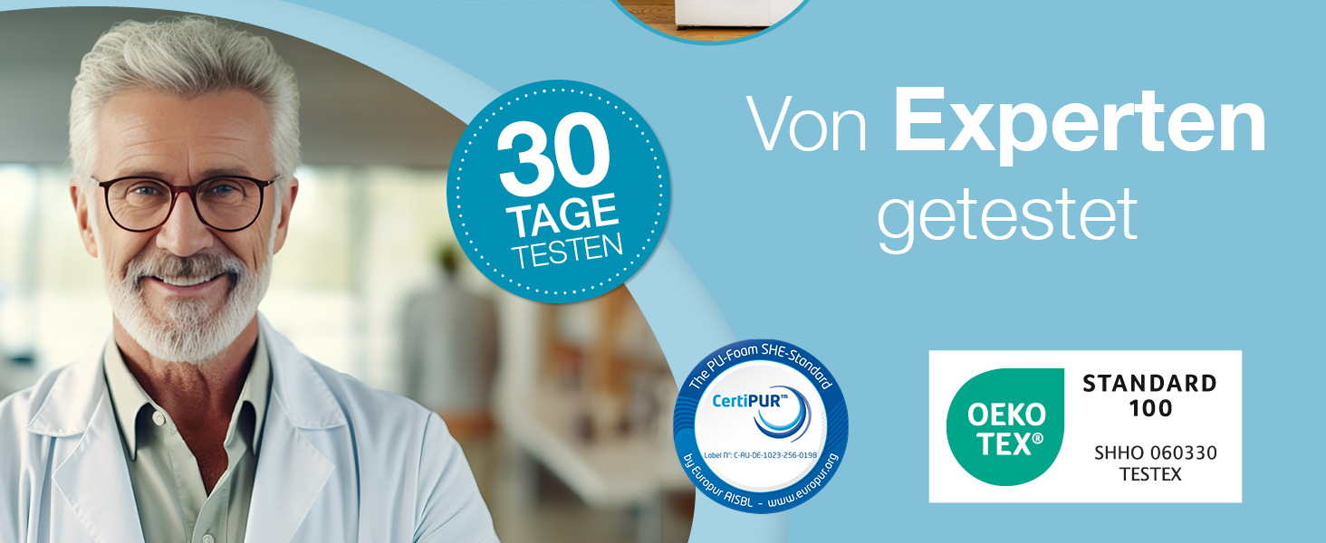 Подушка для ніг ELONEO з піною з пам'яті, для зняття напруги, знімний чохол, 68x40x16 см, (Плоска, Біла)